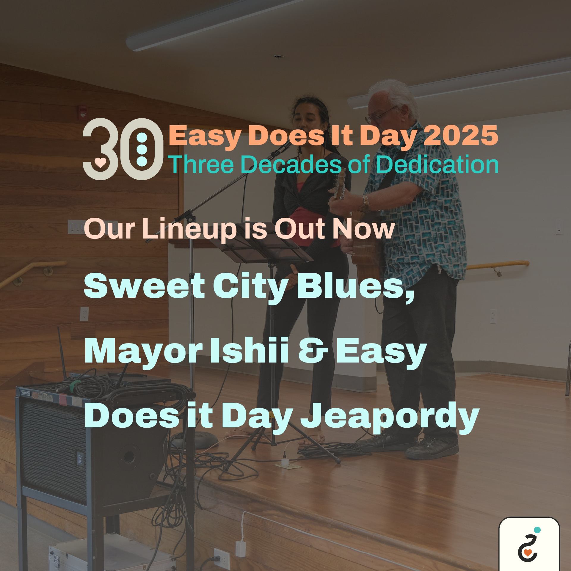 Infographic Reading: Our Lineup is Out now, Sweet City Blues, Mayor Ishii & Easy Does it Day Jeapordy